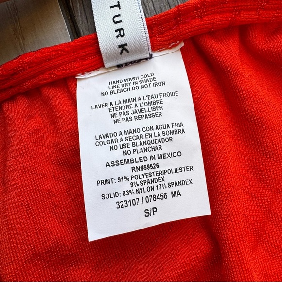 Trina TurkV Vibrant Red Swim Cover-Up Kimono | Good Condition - Picture 5 of 5